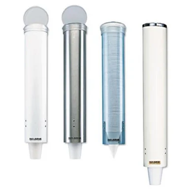 San Jamar Small Pull-type Water Cup Dispensers - Holds 5 Oz Cup - Pull Type - Stainless Steel - Stainless Steel (c4150ss)