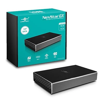 Vantec NST371C31BK USB 3.1 Gen 2 Enclosure for 3.5"/2.5" SATA Drives USB-C
