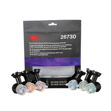 3m Performance Gravity Hvlp Atomizing Head Refill Kit, 26730, Variety Kit, 5 Kits Per Case