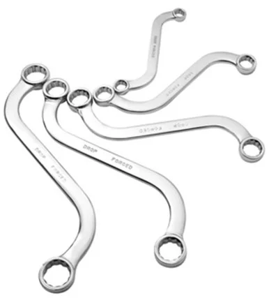 Sunex 9940M S-style Double Box End Metric Wrench Set, 5 Pc.