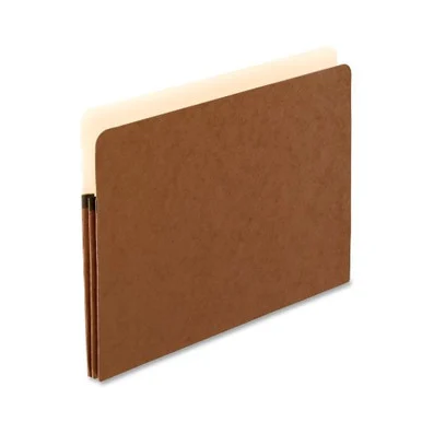 Pendaflex Standard Expanding Vertical File Pocket - Letter - 8.50" X 11" - 1.75" Expansion - Manila, Red Fiber (1514COX)