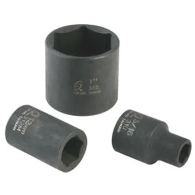Sunex 319M 3/8 In. Drive 6-point Standard Impact Socket, 19 Mm