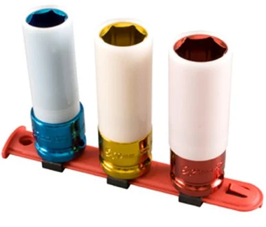 Sunex 2842 Tools 3-piece 1/2 In. Drive Metric Wheel Protector Impact Socket Set