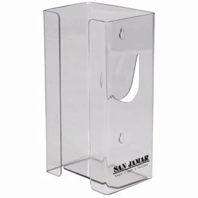 San Jamar G0803 Clear Plexiglas Disposable Glove Dispenser, Single-box, 5 1/2w X 3 3/4d X 10h