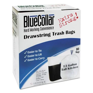 Heritage 13-gallon Drawstring Trash Bags (n4828ewrc1ct)