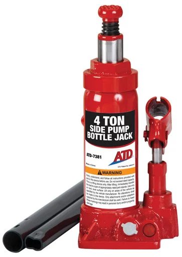 Atd Tools ATD-7381 4-ton Heavy-duty Hydraulic Side Pump Bottle Jack 7381_59