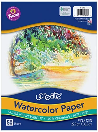 UCreate 140 lb. Watercolor Paper (p4943) - Pacon