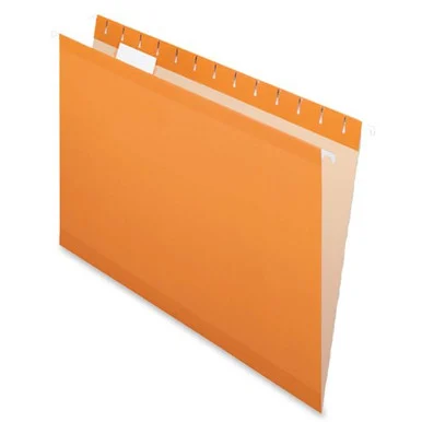 Pendaflex Hanging Folder - Legal - 8.50" X 14" - 1/5 Tab Cut - Orange - 25 / Box (415315ORA)