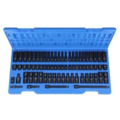 Grey Pneumatic 9772 1/4 Drive 72 Piece Standard And Deep Length Surface Drive Impact Set
