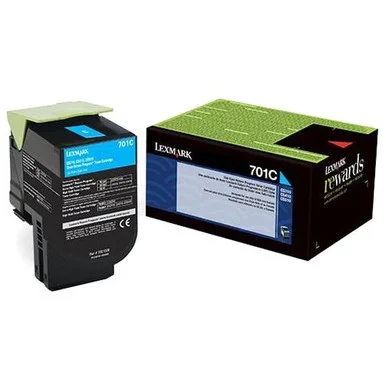 Lexmark Toner Cartridge - Cyan (70C00CG)