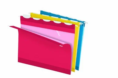 Pendaflex Readytab Color Hanging Folder - Letter - 8.50" X 11" - 1/5 Tab Cut - Assorted - 25 / Box (ESS42592)