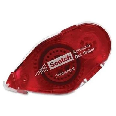 Scotch Adhesive Dot Roller - 4/pack - Clear (6055BNS)