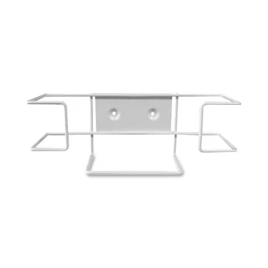 Cottage Dual Wire Glove Box Holders - 3.5" X 11" X 3" - 1 Each - White (brww004030)