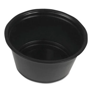Boardwalk PRTN2BL Soufflé/portion Cups, 2 Oz, Black, 2500/carton
