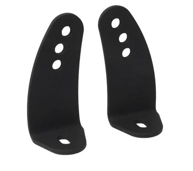 RIGID INDUSTRIES RIGID L Bracket Mounting Kit for E-Series or Radiance, Black, Pair 40182 40182_68