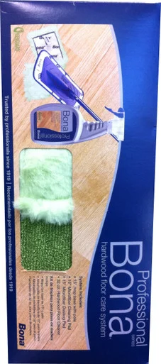 Bona Us WM710013398 Hardwood Floor Care Kit, 15" Head, 52" Handle, Blue