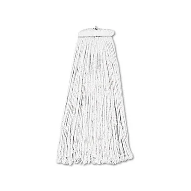 Boardwalk BWK716RCT Cut-end Lie-flat Wet Mop Head, Rayon, 16oz, White, 12/carton
