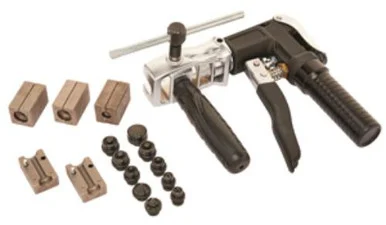 S.u.r. And R Auto Parts PFT409 Pistol Grip Hydraulic Flaring Tool Kit