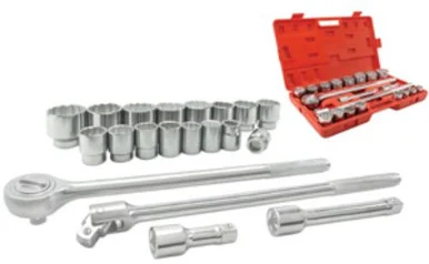 Titan 18188 16 Piece Sae 3/4" Drive Socket Set 18188_45