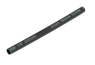 Ancor 301103 Adhesive Lined Heat Shrink Tubing 1/8" 3" Black 3 Pack