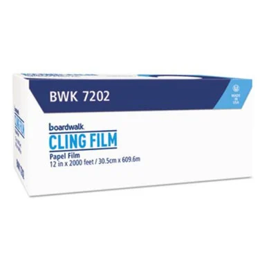 Boardwalk 7202 Pvc Food Wrap Film, 12" X 2000ft Roll