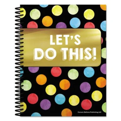 Carson-Dellosa CDP105000 Teacher Planners, 8.5" X 11", Black,