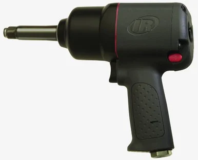 Ingersoll Rand 2130-2 1/2 Inch Air Impact Wrench, 2 Inch Ext Anvil, Heavy Duty, 650 Ft-lb Torque, Friction Ring Retainer, Pistol Grip