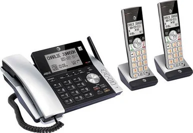 AT&T CL84215 DECT 6.0 1.90 GHz Cordless Phone - Silver