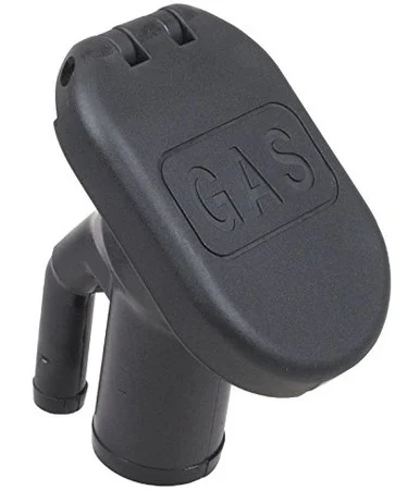 Perko 1318DPGBLK Combination Vented Gas Fill/tank F/1-1/2" Hose - 35° Angled Neck