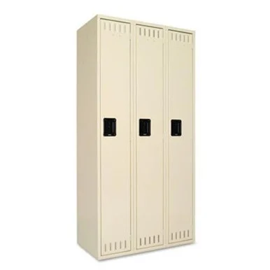 Tennsco STS121872CSD Single Tier Locker, Three Units36w X 18d X 72h, Sand