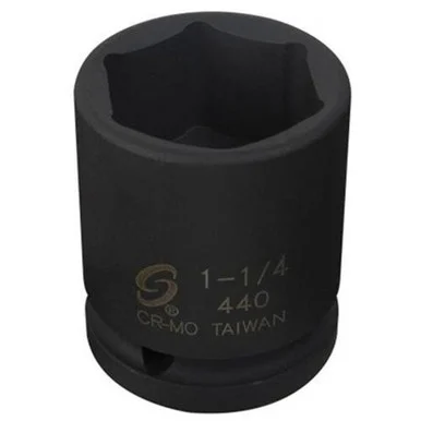 Sunex 219M 1/2 In. Drive Standard 6-point Impact Socket 19mm