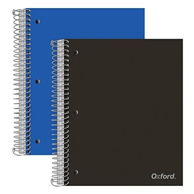 Oxford 3-Subject Poly Notebook (top-10385)
