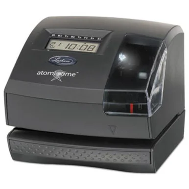 Lathem 1600e Tru-align Atomic Time Clock - Card Punch/stamp