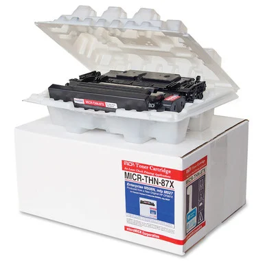 Micromicr Micr Toner Cartridge - Black - Laser - 18000 Page - 1 Each (thn87x)