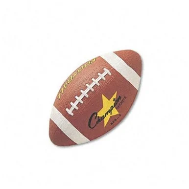 CHAMPION SPORT RFB2 Rubber Football, Intermediate Size, Brown - Champion Sports
