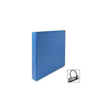 Sparco Round Ring Presentation Binder - Letter - 8.50" X 11" - 175 Sheet Capacity - 3 X Round Ring Fastener - 1" Binder Fastener Capacity - 2 Pockets - Polypropylene - Black - 1 Each (SPR19600)