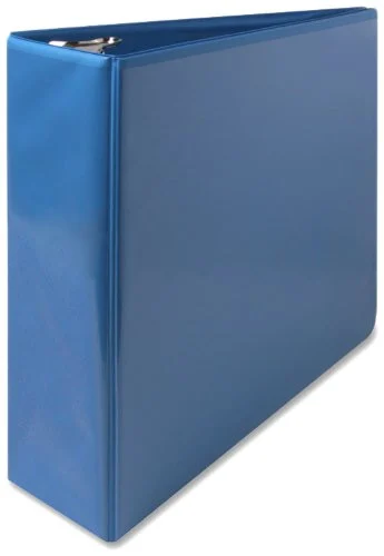 Sparco Premium Round Ring View Binder - Letter - 8.50" X 11" - 3 X Round Ring Fastener - 3" Binder Fastener Capacity - 2 Pockets - Polypropylene - Light Blue - 1 Each (SPR19752)