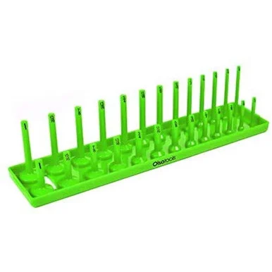 Mechanics Time Saver PSH38S-GRN Mechanic's Time Savers 3/8" Sae Peg Socket Holder - Green