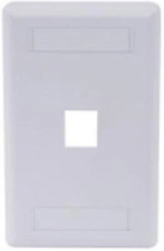 Hubbell IFP 1-Socket Faceplate IFP11W