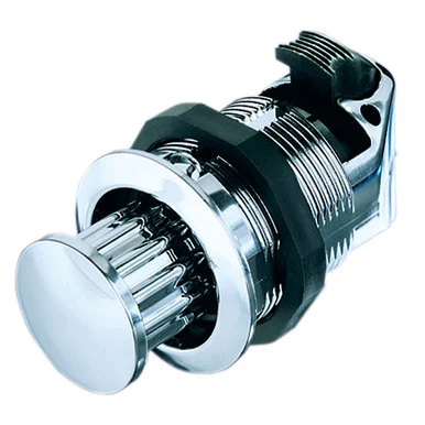 Southco M1-2A-13-1 Pop-out Knob Latch Plastic Chrome Plated Fixed Grip Threaded Body .05-.75