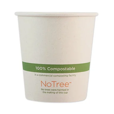 World Centric CUSU10 Notree Paper Hot Cups, 10 Oz, Natural, 1,000/carton