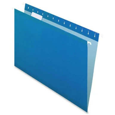 Esselte Hanging Folder - Legal - 8.50" X 14" - 1/5 Tab Cut - Blue - 25 / Box (415315BLU)
