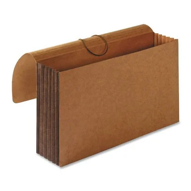 Sparco Tyvek Accordion Wallet - Legal - 8.50" X 14" - 5.25" Expansion - Brown - 1 Each (SPR26576)
