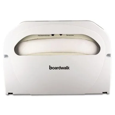 Boardwalk KD100 Wall-mount Toilet Seat Cover Dispenser, Plastic, White