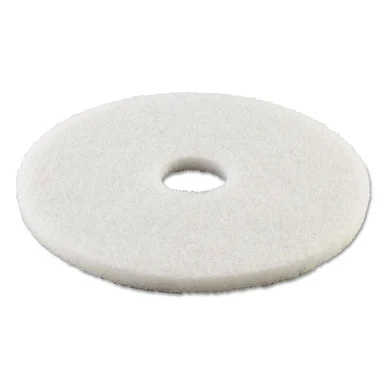 Boardwalk 4016WHI Standard 16-inch Diameter Polishing Floor Pads, White