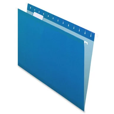 Esselte Hanging Folder - Letter - 8.50" X 11" - 1/5 Tab Cut - Blue - 25 / Box (415215BLU)