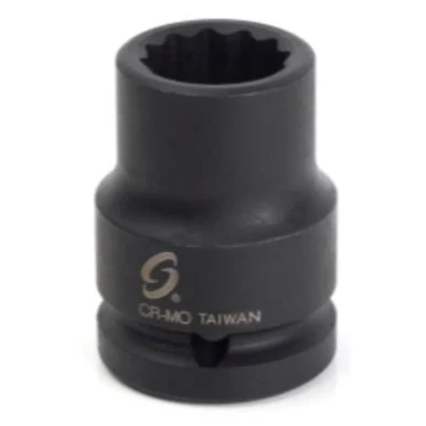 Sunex 419MZT Tools 3/4 In. Drive 12-point Thin Wall Impact Socket, 19 Mm