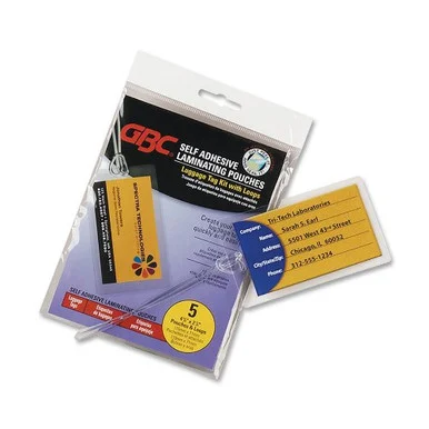 Gbc Self-adhesive Laminating Pouch - 9" Width X 12" Length X 3 Mil Thickness - Self-adhesive - 50 / Pack - Clear (GBC3747307)