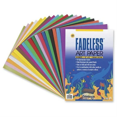 Pacon Fadeless Standard Color Assortment - 12" X 18" - Multicolor (57504)