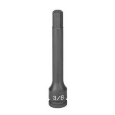 Grey Pneumatic 19114M Impact Hex Bit Socket, 3/8" Drive, 11mm Hex Bit, 4" Long